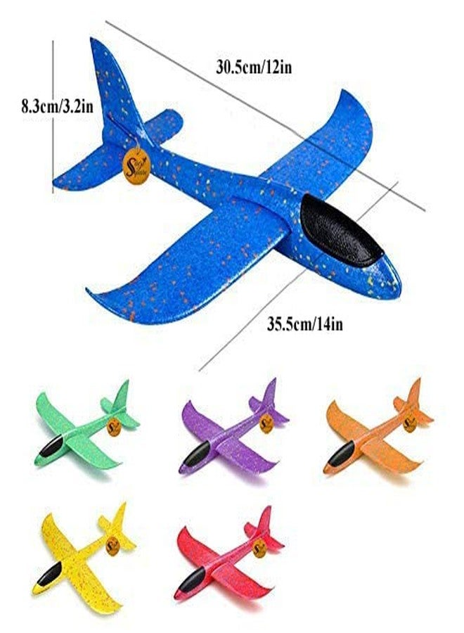 سايج سكوير لعبة طائرة شراعية مربعة من سيج، طائرة بهلوانية طائرة، طائرة شراعية يدوية الإطلاق من الفوم، لعبة خارجية ممتعة للبنات والأولاد - Image 5